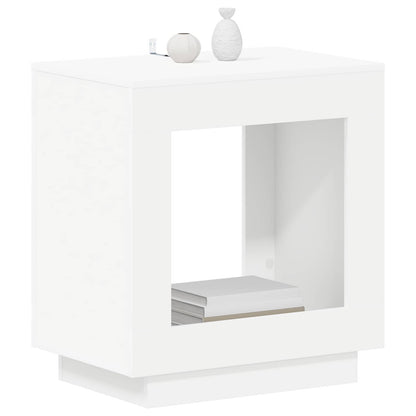 vidaXL Side Table White 60 x 40 x 65 cm Engineered Wood