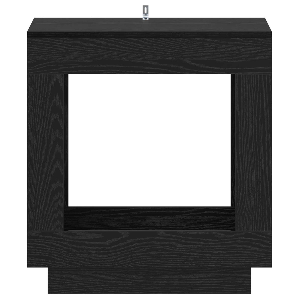 vidaXL Side Table Black Oak 60 x 40 x 65 cm Engineered Wood
