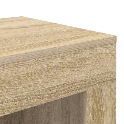 vidaXL Side Table Sonoma Oak 60 x 40 x 65 cm Engineered Wood