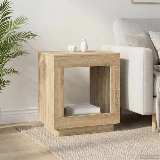 vidaXL Side Table Sonoma Oak 60 x 40 x 65 cm Engineered Wood