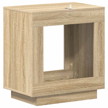 vidaXL Side Table Sonoma Oak 60 x 40 x 65 cm Engineered Wood
