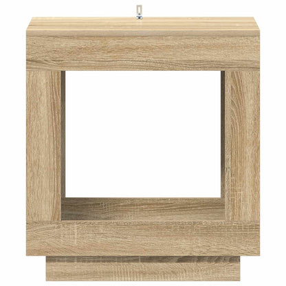vidaXL Side Table Sonoma Oak 60 x 40 x 65 cm Engineered Wood