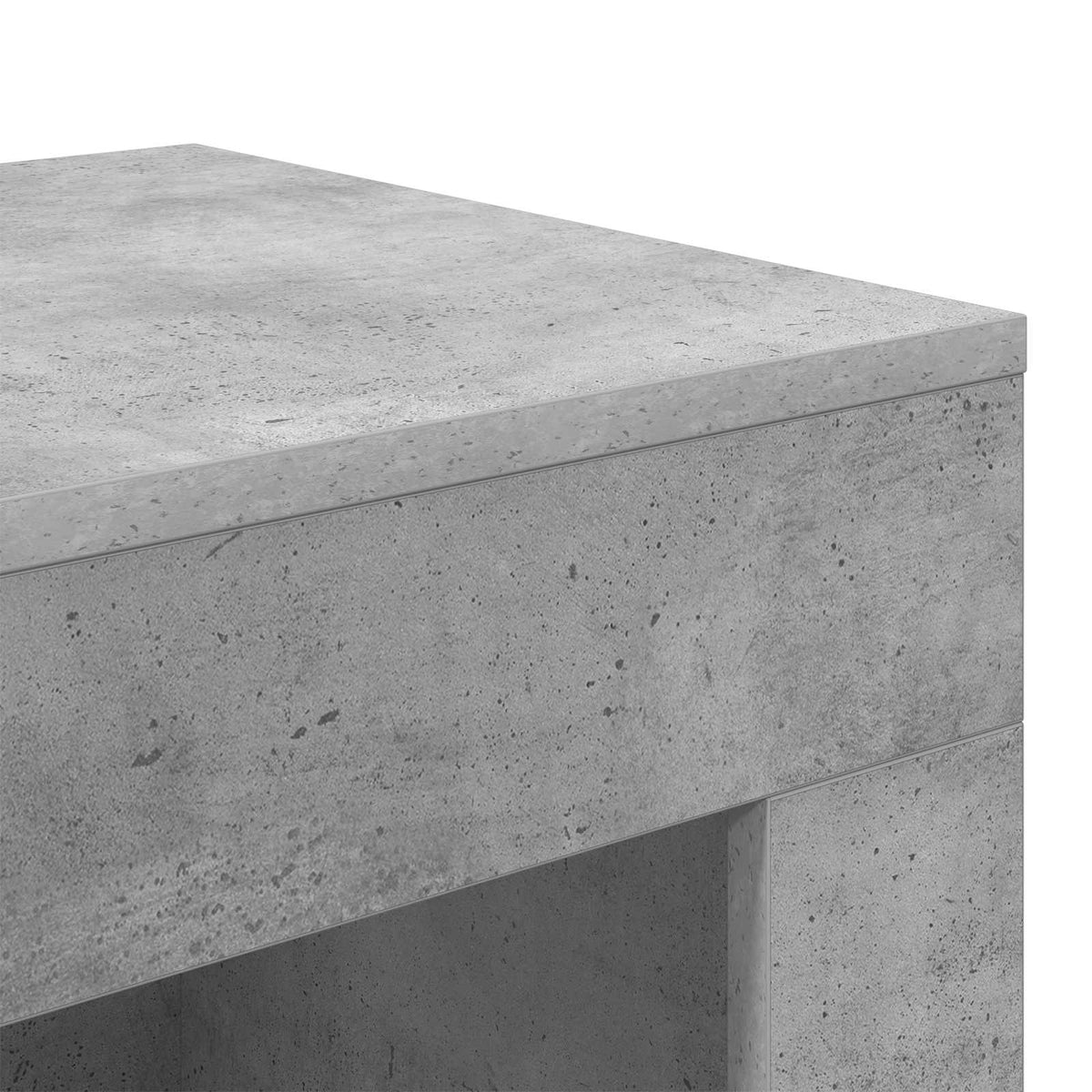 vidaXL Side Table Concrete Grey 60 x 40 x 65 cm Engineered Wood