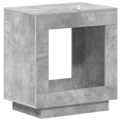 vidaXL Side Table Concrete Grey 60 x 40 x 65 cm Engineered Wood