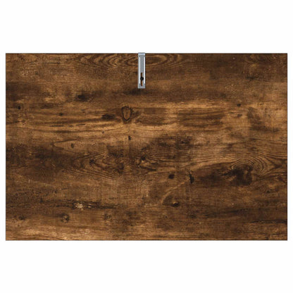 vidaXL Side Table Smoked Oak 60 x 40 x 65 cm Engineered Wood