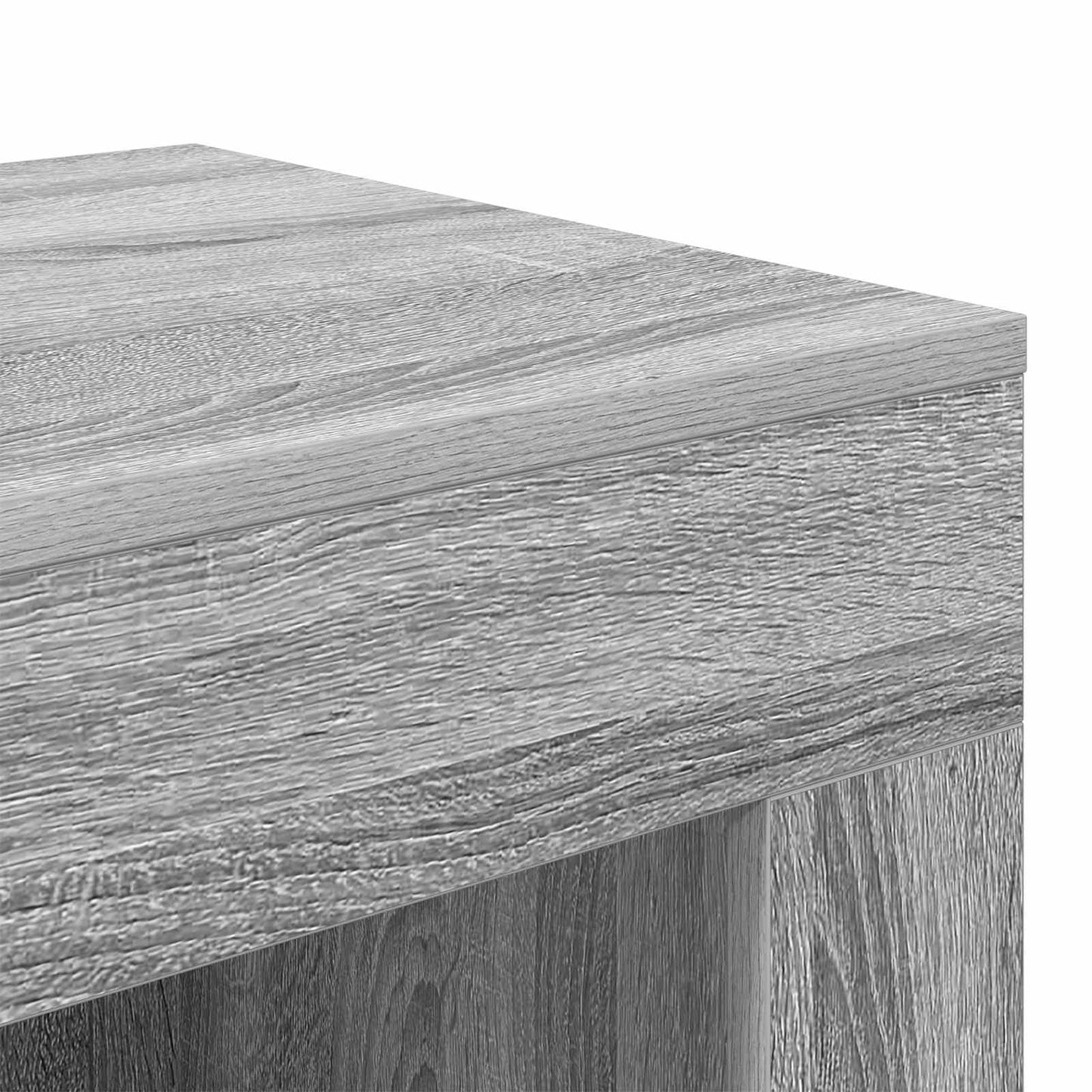 vidaXL Side Table Grey Sonoma 60 x 40 x 65 cm Engineered Wood