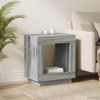 vidaXL Side Table Grey Sonoma 60 x 40 x 65 cm Engineered Wood