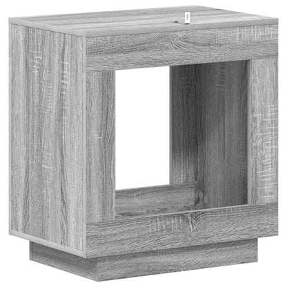 vidaXL Side Table Grey Sonoma 60 x 40 x 65 cm Engineered Wood
