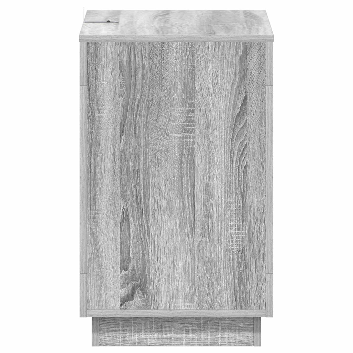 vidaXL Side Table Grey Sonoma 60 x 40 x 65 cm Engineered Wood
