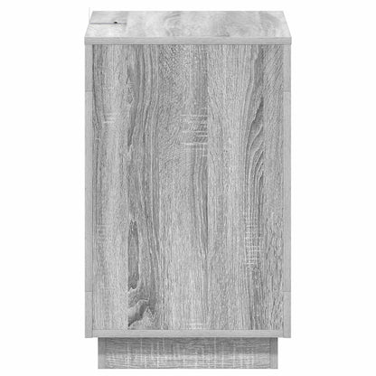 vidaXL Side Table Grey Sonoma 60 x 40 x 65 cm Engineered Wood