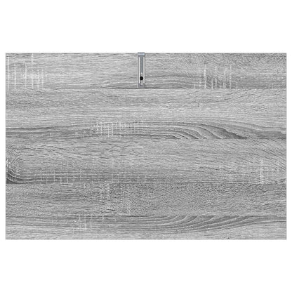 vidaXL Side Table Grey Sonoma 60 x 40 x 65 cm Engineered Wood