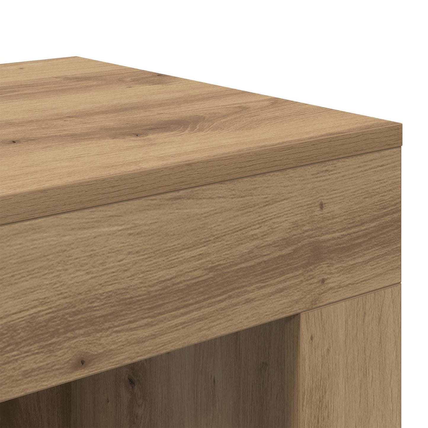 vidaXL Side Table Artisan Oak 60 x 40 x 65 cm Engineered Wood