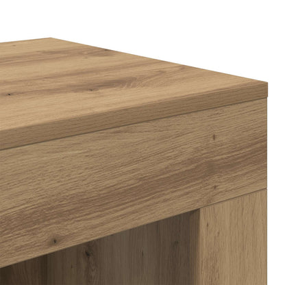 vidaXL Side Table Artisan Oak 60 x 40 x 65 cm Engineered Wood