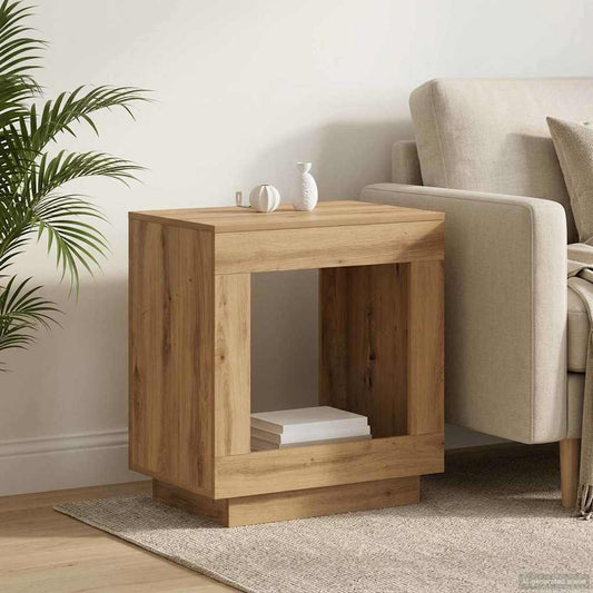 vidaXL Side Table Artisan Oak 60 x 40 x 65 cm Engineered Wood