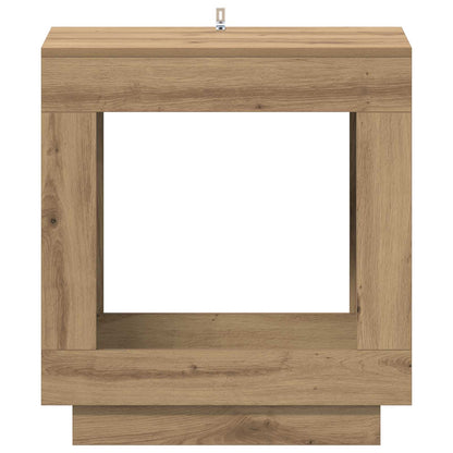 vidaXL Side Table Artisan Oak 60 x 40 x 65 cm Engineered Wood