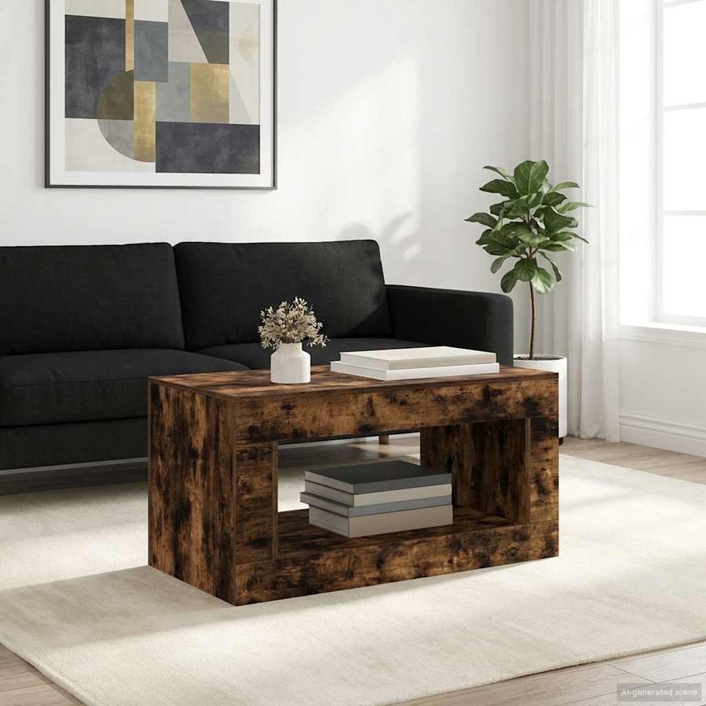 vidaXL Smoked Oak