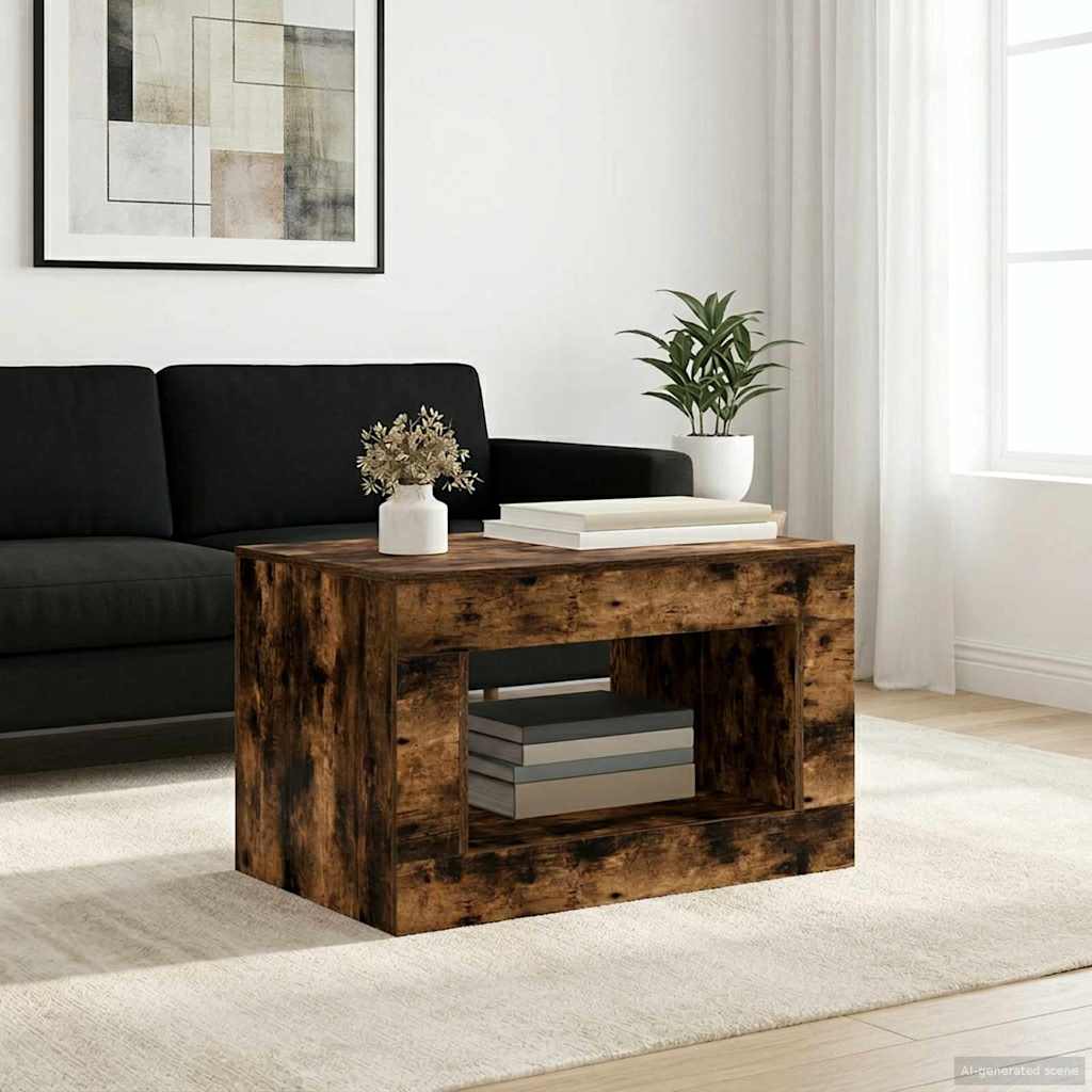 vidaXL Smoked Oak
