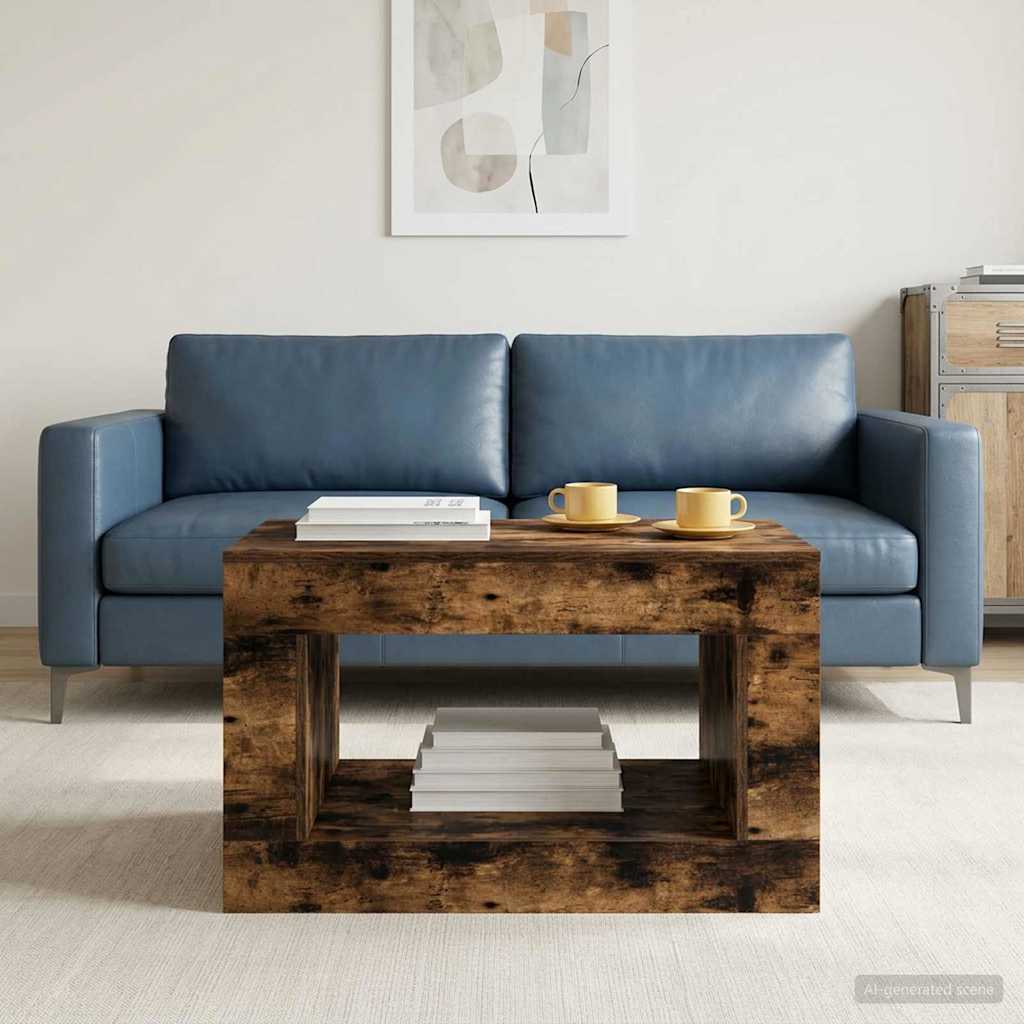 vidaXL Smoked Oak