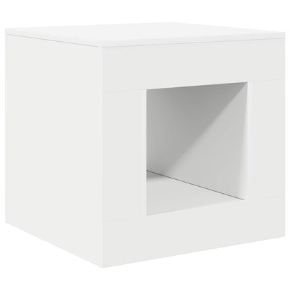 vidaXL Coffee Table White 51.5 x 50 x 50 cm Engineered Wood