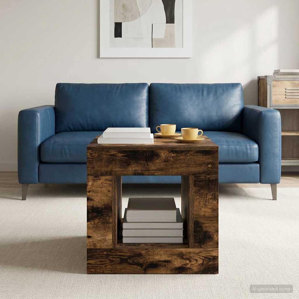 vidaXL Smoked Oak