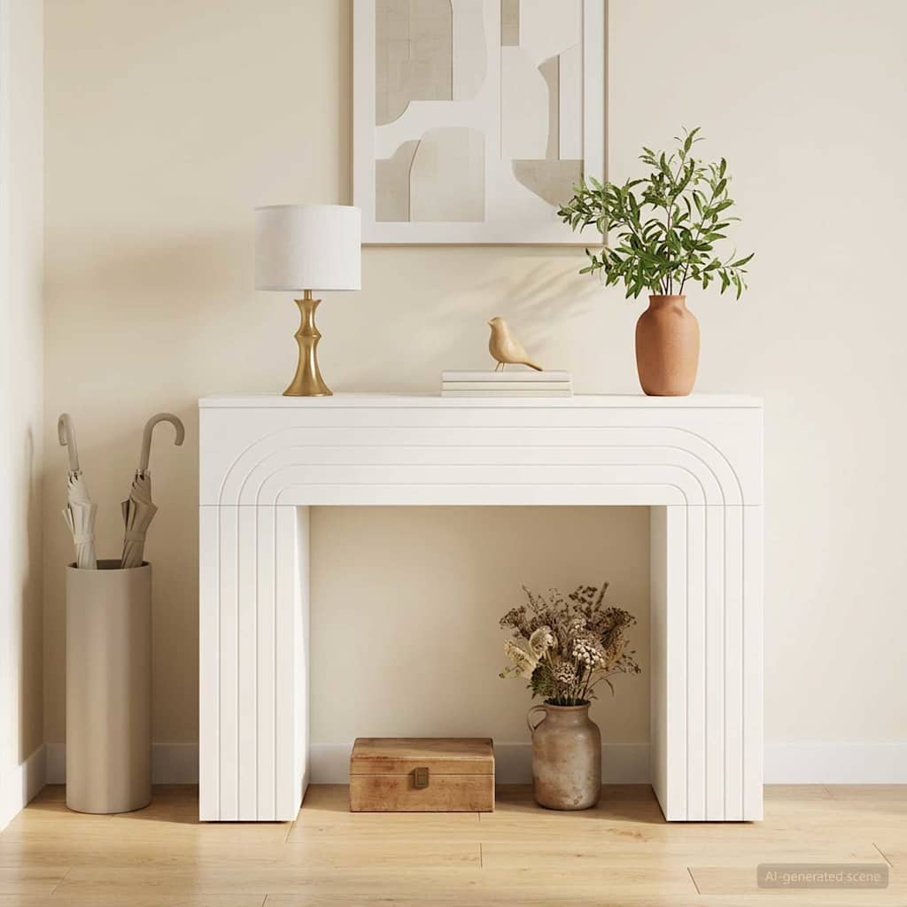 vidaXL Coffee Table White 102 x 35 x 75 cm Engineered Wood