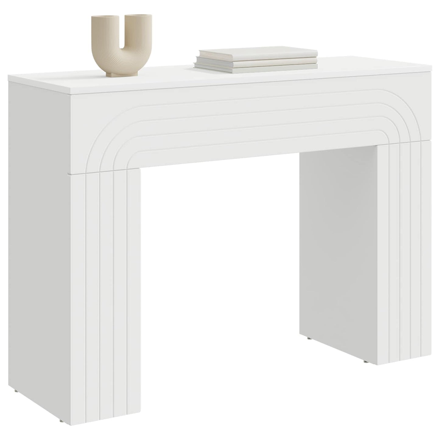 vidaXL Coffee Table White 102 x 35 x 75 cm Engineered Wood
