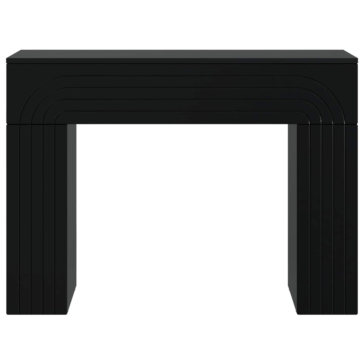 vidaXL Coffee Table Black 102 x 35 x 75 cm Engineered Wood
