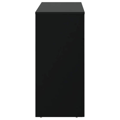 vidaXL Coffee Table Black 102 x 35 x 75 cm Engineered Wood