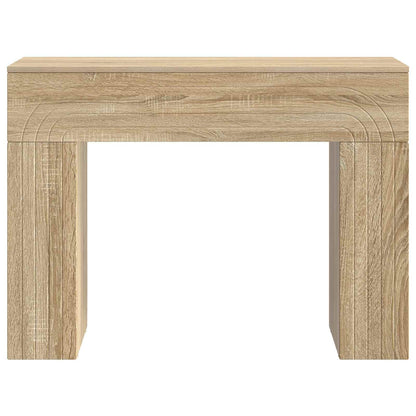 vidaXL Coffee Table Sonoma Oak 102 x 35 x 75 cm Engineered Wood