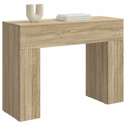 vidaXL Coffee Table Sonoma Oak 102 x 35 x 75 cm Engineered Wood