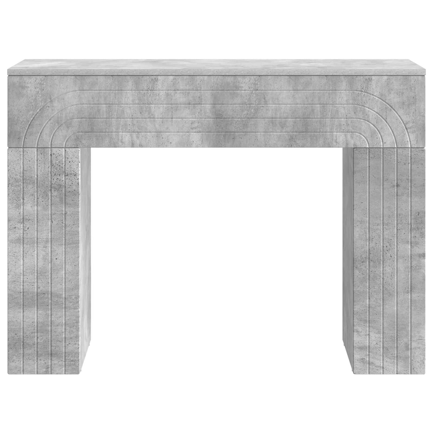 vidaXL Coffee Table Concrete Grey 102 x 35 x 75 cm Engineered Wood