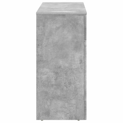 vidaXL Coffee Table Concrete Grey 102 x 35 x 75 cm Engineered Wood