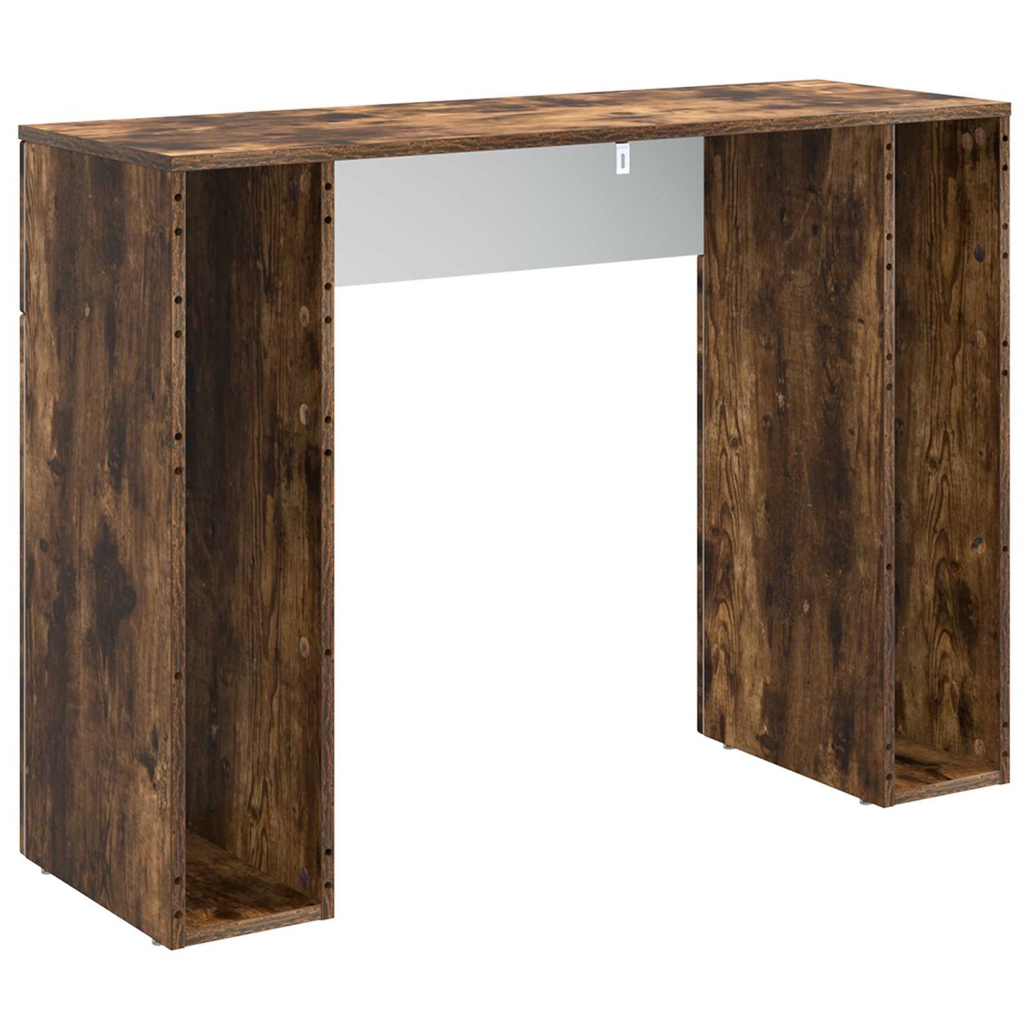 vidaXL Coffee Table Smoked Oak 102 x 35 x 75 cm Engineered Wood