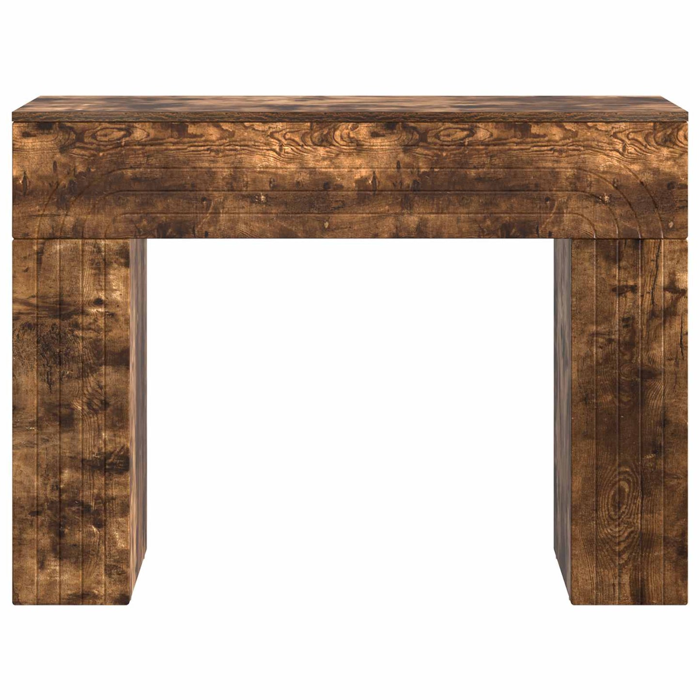 vidaXL Coffee Table Smoked Oak 102 x 35 x 75 cm Engineered Wood