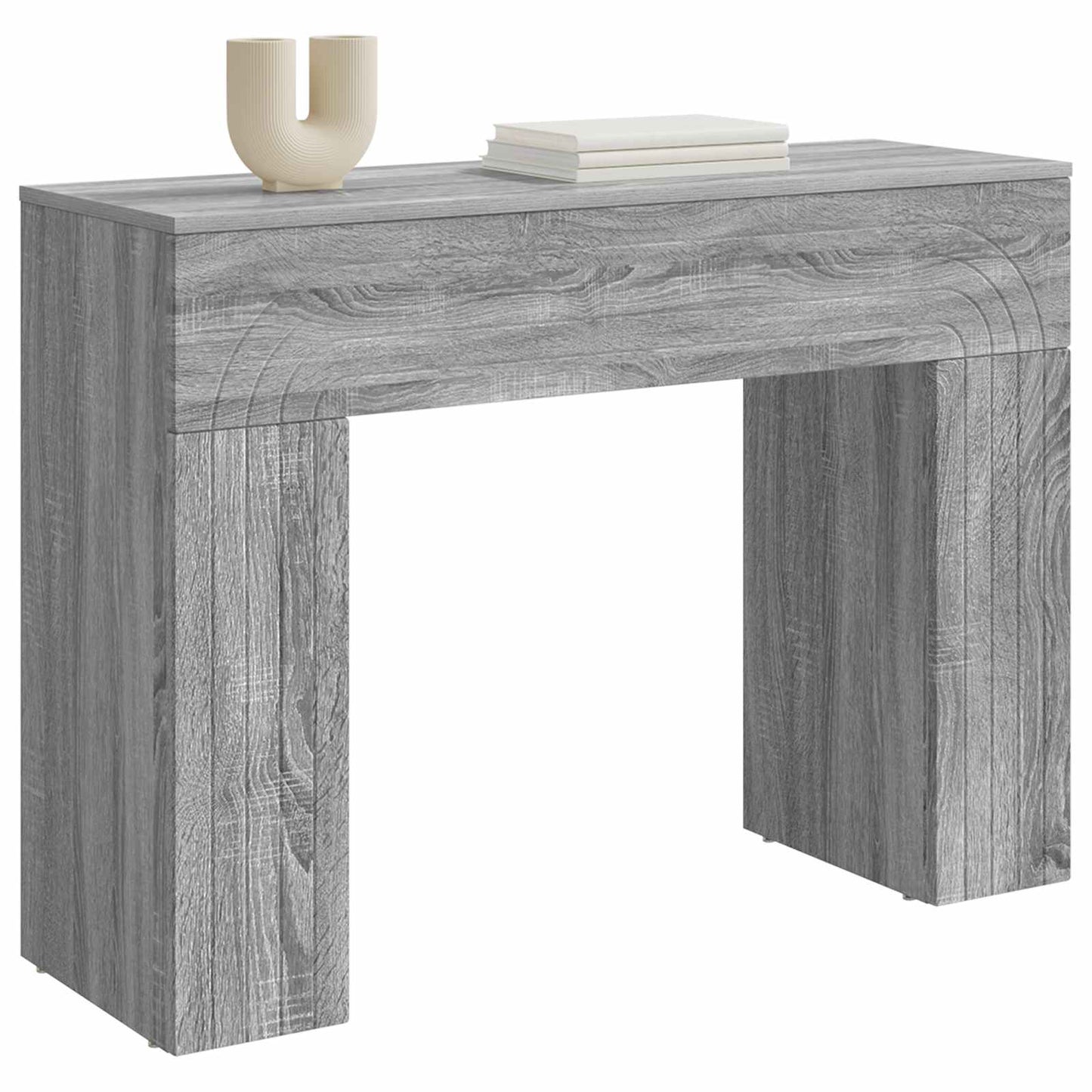vidaXL Coffee Table Grey Sonoma 102 x 35 x 75 cm Engineered Wood