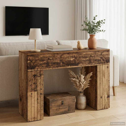 vidaXL Coffee Table Old Wood 102 x 35 x 75 cm Engineered Wood