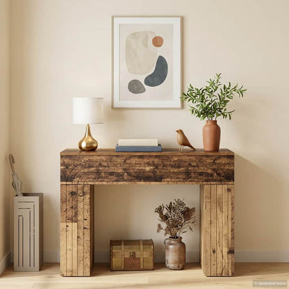 vidaXL Coffee Table Old Wood 102 x 35 x 75 cm Engineered Wood