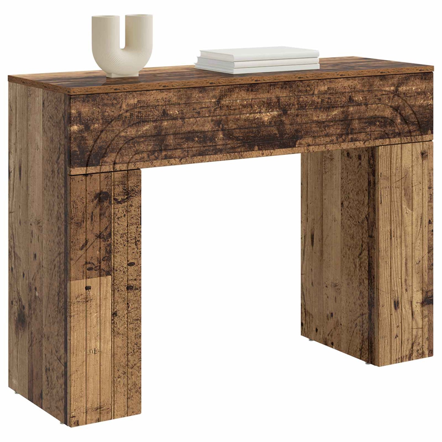 vidaXL Coffee Table Old Wood 102 x 35 x 75 cm Engineered Wood