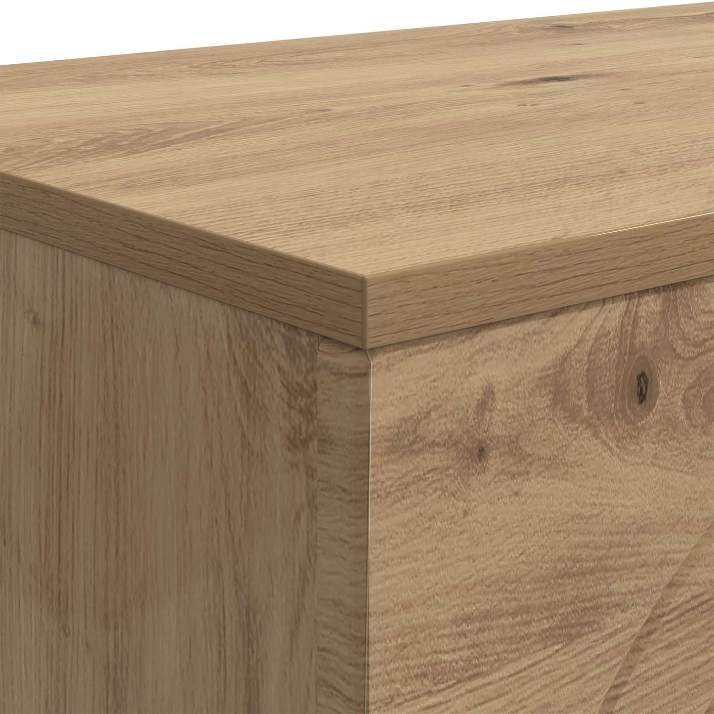 vidaXL Coffee Table Artisan Oak 102 x 35 x 75 cm Engineered Wood