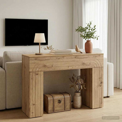 vidaXL Coffee Table Artisan Oak 102 x 35 x 75 cm Engineered Wood