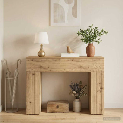 vidaXL Coffee Table Artisan Oak 102 x 35 x 75 cm Engineered Wood