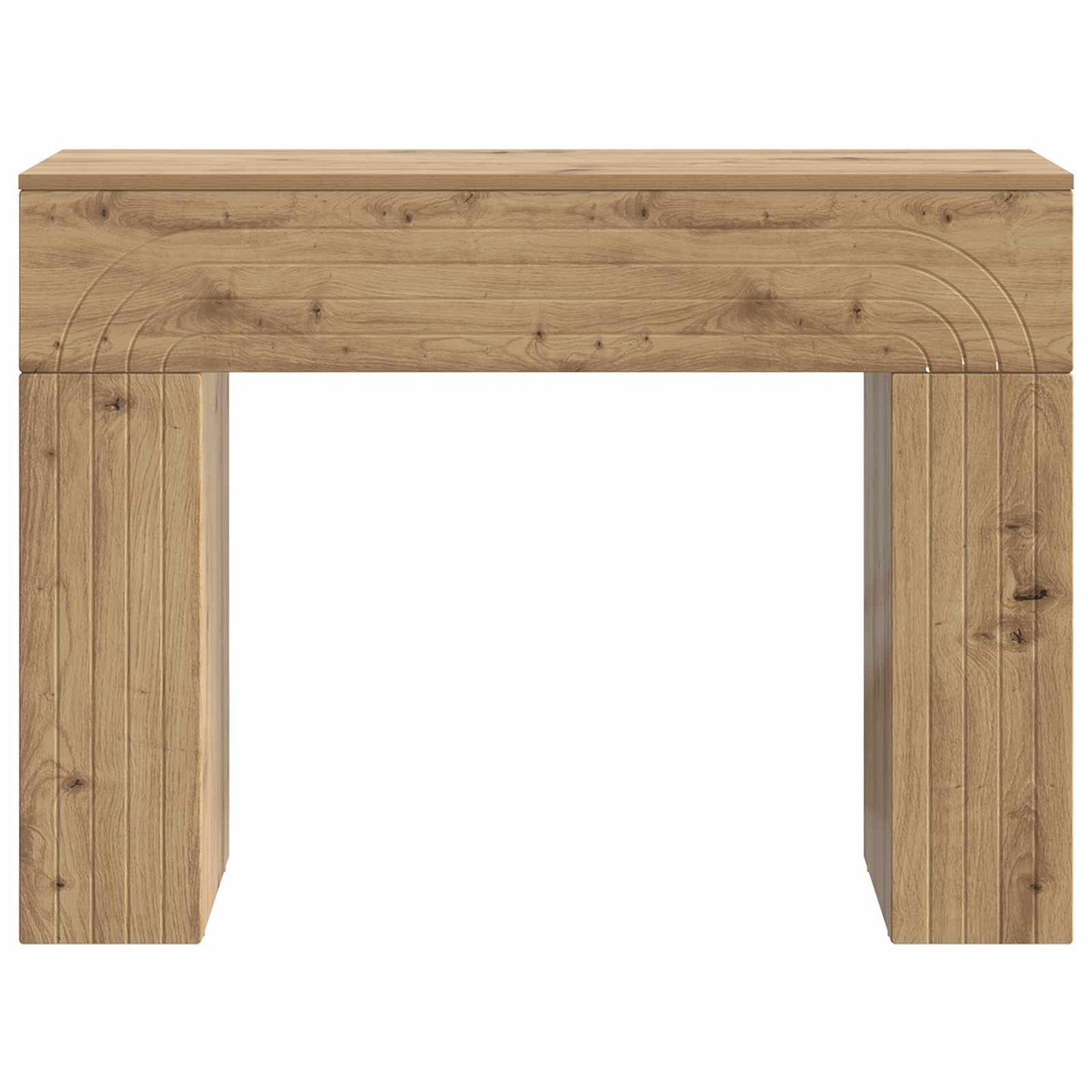 vidaXL Coffee Table Artisan Oak 102 x 35 x 75 cm Engineered Wood