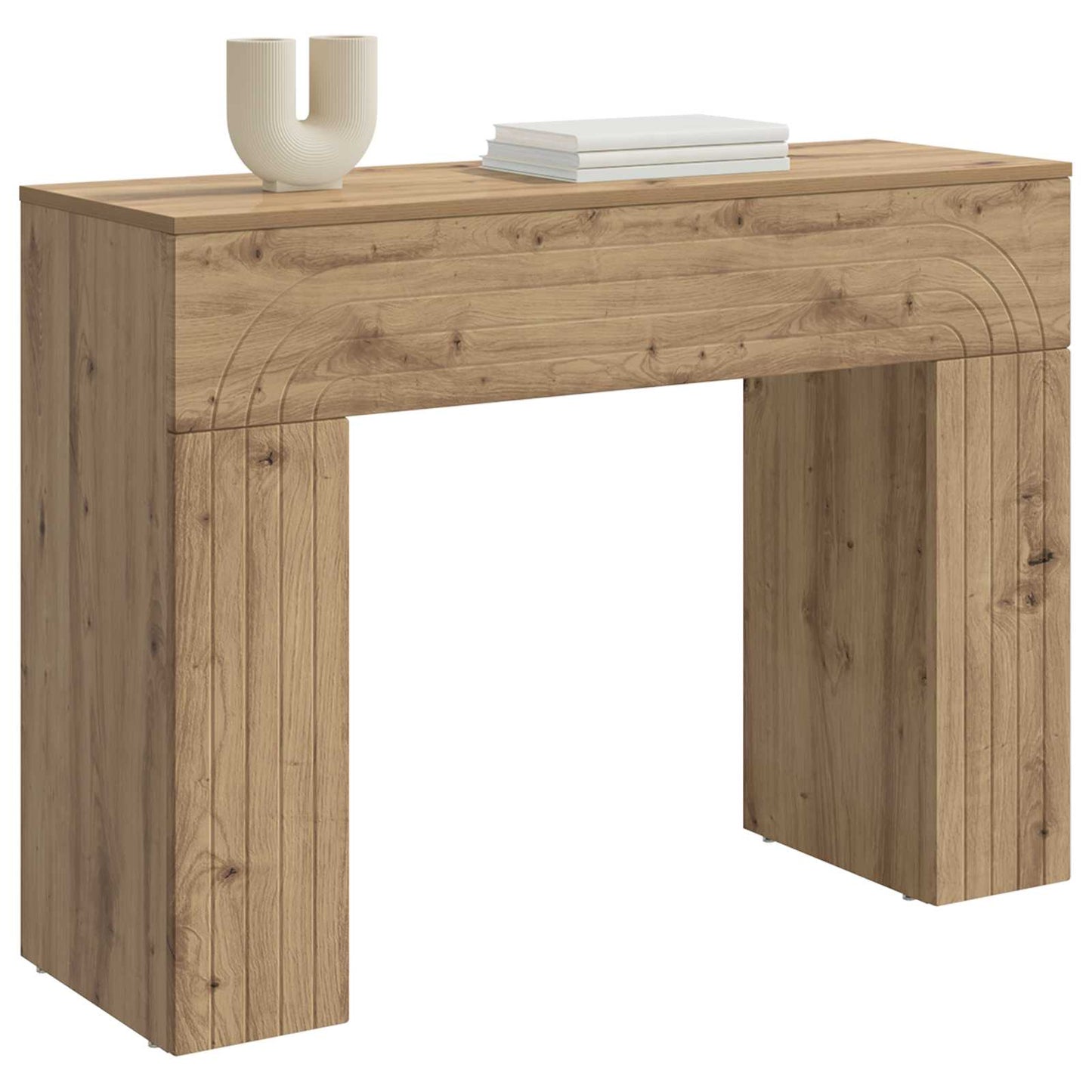 vidaXL Coffee Table Artisan Oak 102 x 35 x 75 cm Engineered Wood