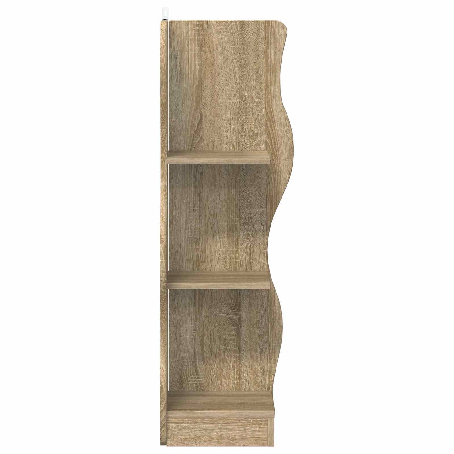 vidaXL Corner Shelf Sonoma Oak 34 x 33 x 102 cm Engineered Wood