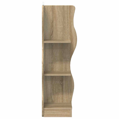 vidaXL Corner Shelf Sonoma Oak 34 x 33 x 102 cm Engineered Wood
