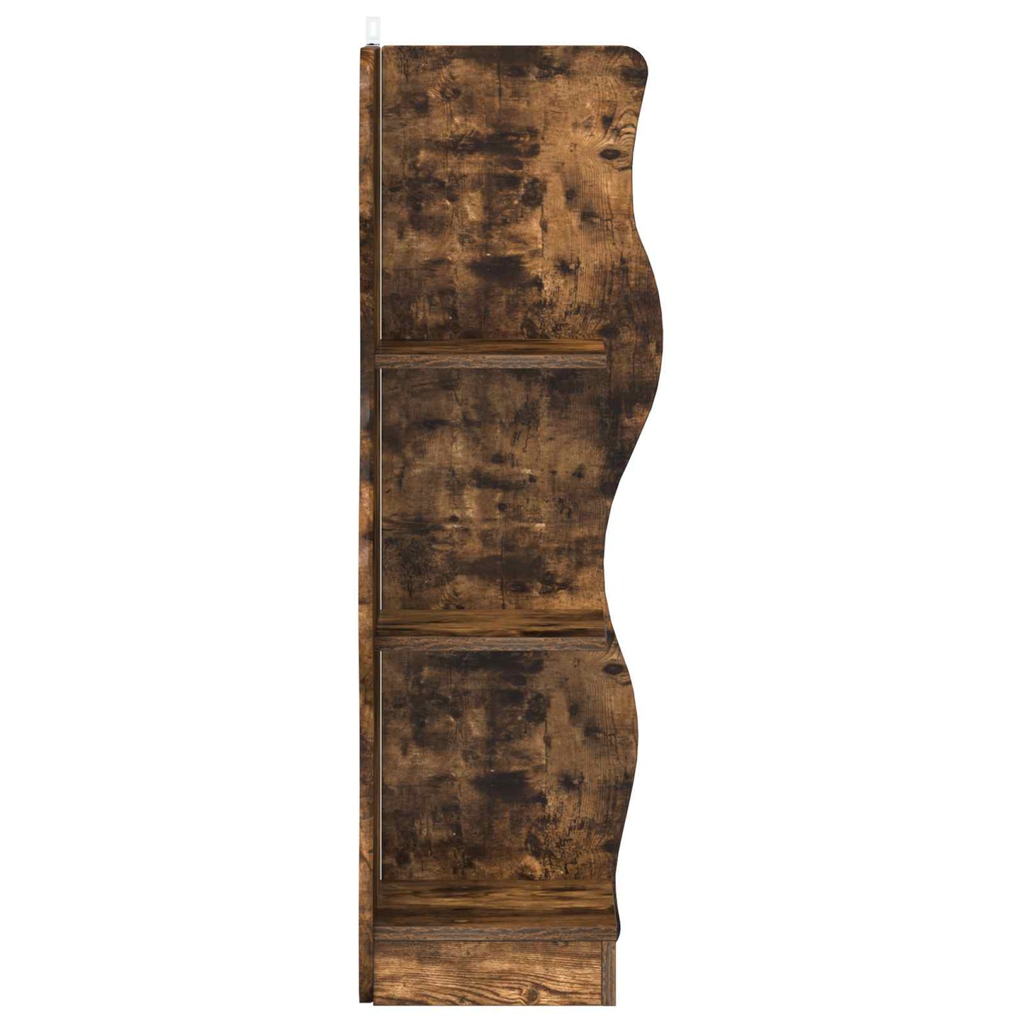 vidaXL Corner Shelf Smoked Oak 34 x 33 x 102 cm Engineered Wood
