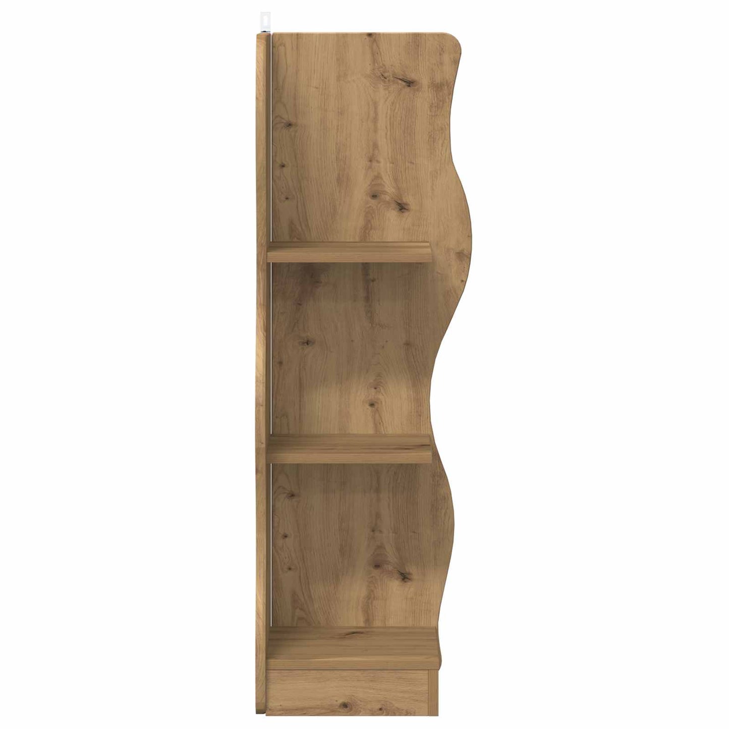 vidaXL Corner Shelf Artisan Oak 34 x 33 x 102 cm Engineered Wood