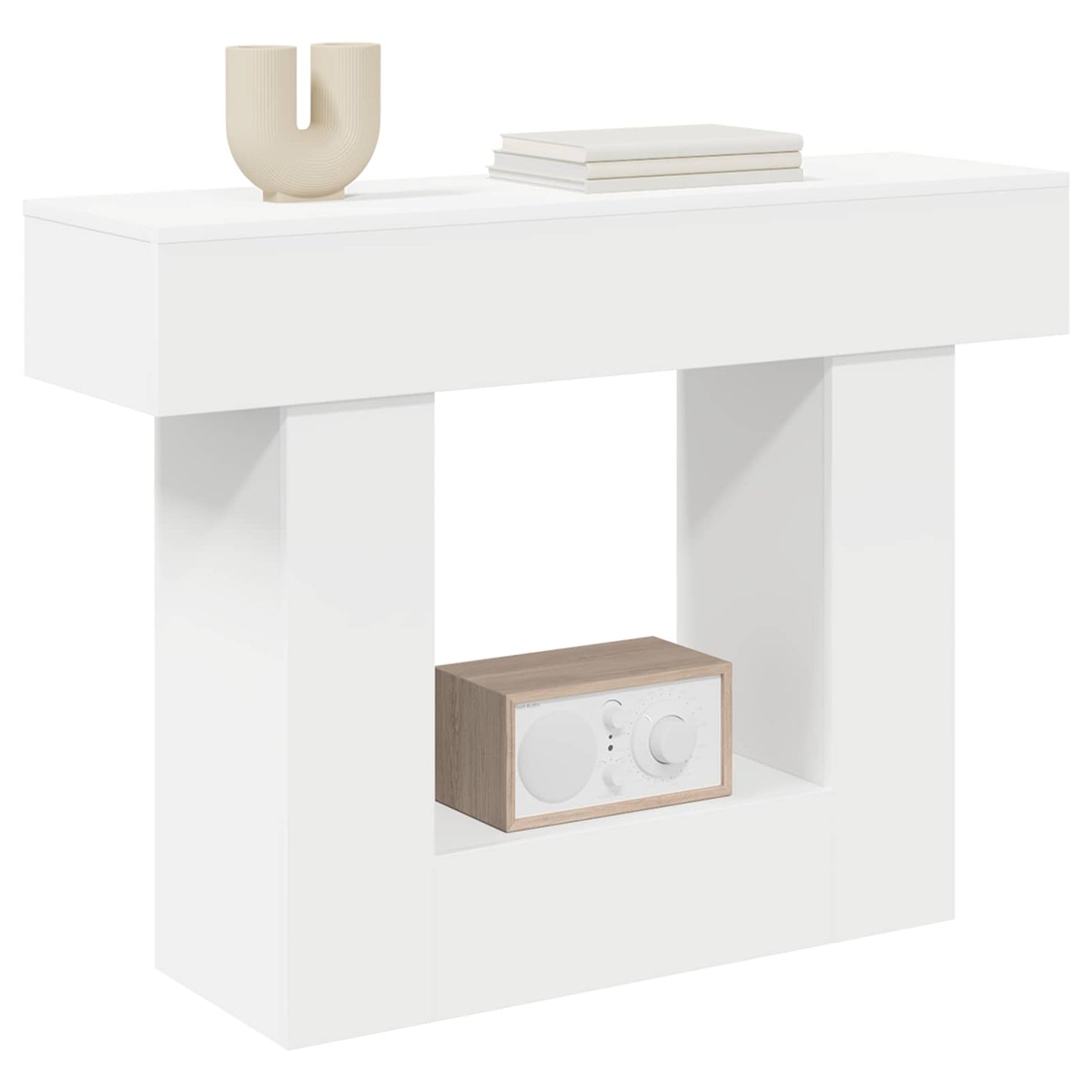 vidaXL White 101 x 30 x 74 cm