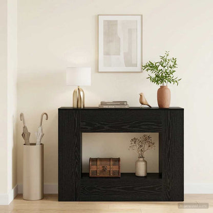 vidaXL Black Oak 101 x 30 x 74 cm