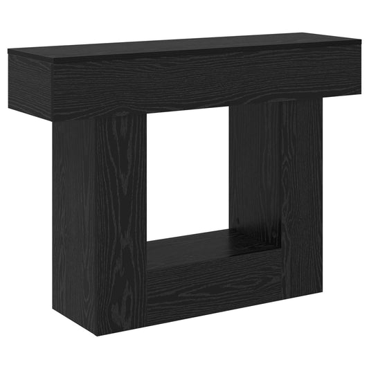 vidaXL Black Oak 101 x 30 x 74 cm